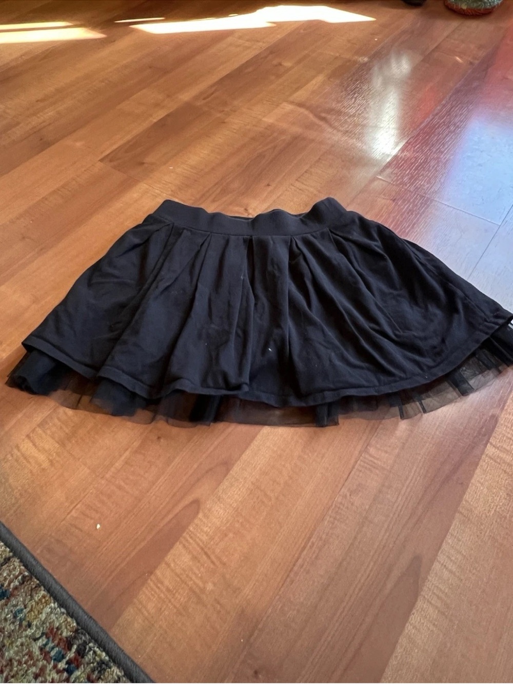 Total Girl Size M (8) Black Skirt